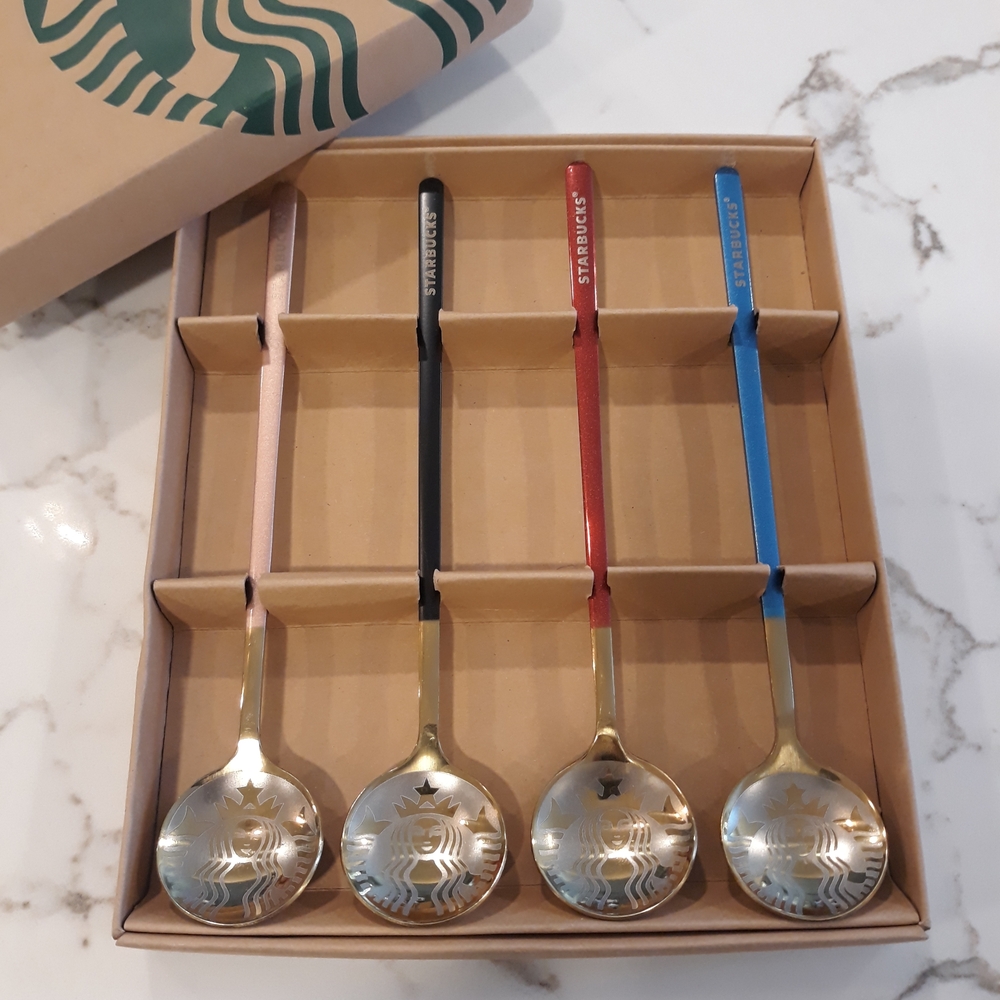 SamStarbucks Colorful Coffee Spoons Set - Picture 2 of 6